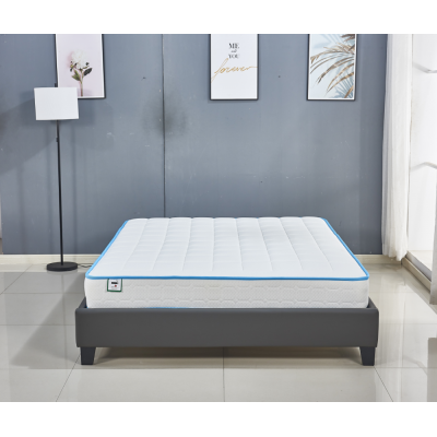 latest modern simple double natural Fabric bed base and mattress for bedroom designs