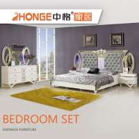 wooden caarving bed crystal luxury french style wood king size provincial bedroom furniture set