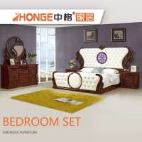 home bedroom MDF wood Waimaotong new design antique american style classic bedroom furniture set