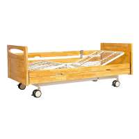 Cheap price three function electric wooden electric hospital bed for home use