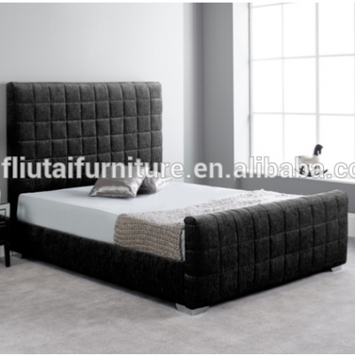 Hot selling leather bed twin size bed with slats bedroom furniture