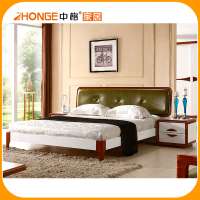 Five stars quality upholstered custom queen size italian bed frame